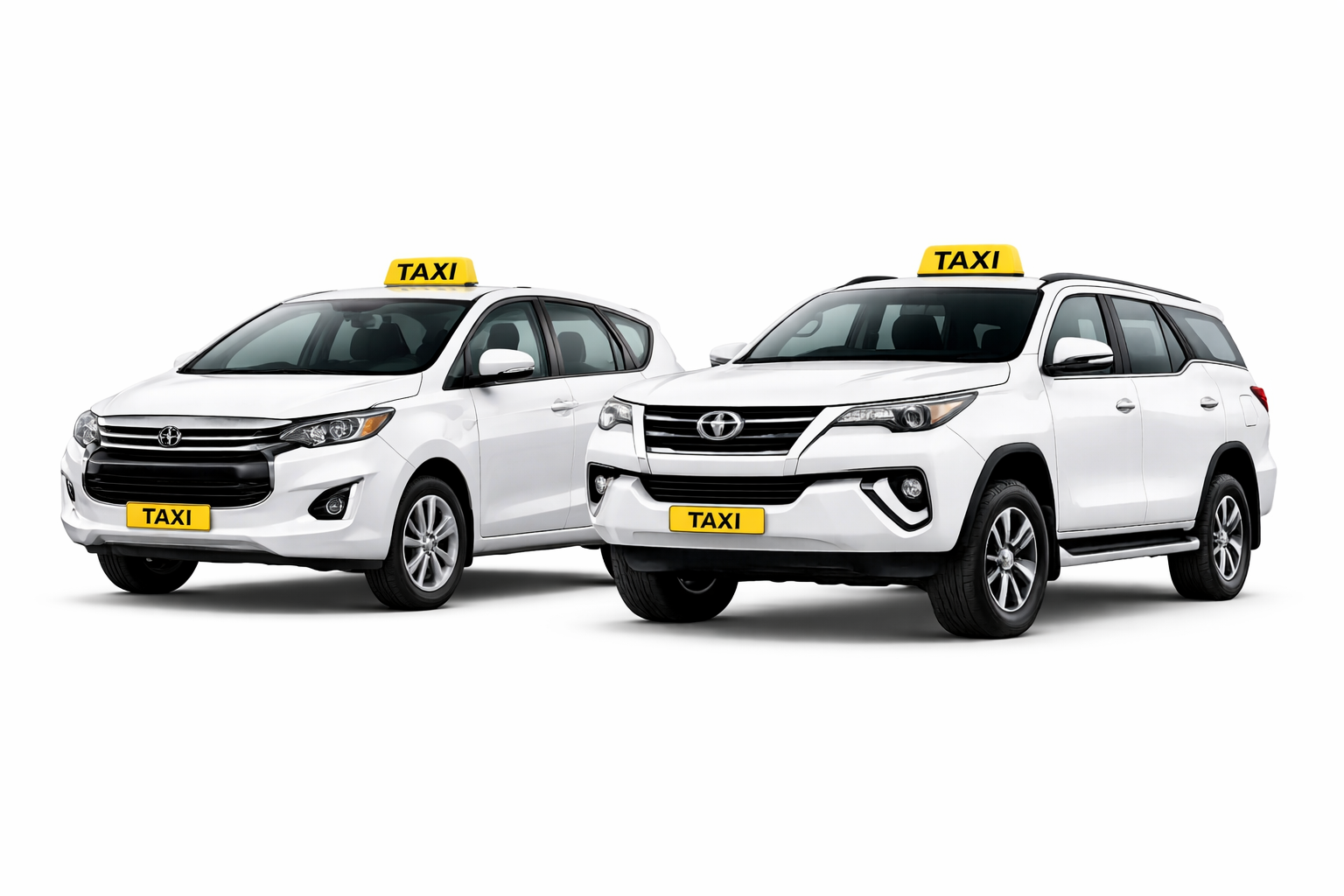 White SUV cab